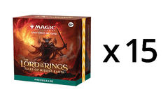 MTG LOTR Lord of the Rings: Tales of Middle-earth Prerelease Pack CASE (15 Prerelease Kits)